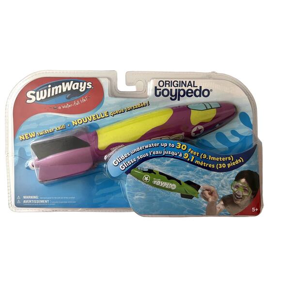 Original Swimways Toypedo Full Size Discontinued New Factory Sealed Rare - Picture 1 of 2